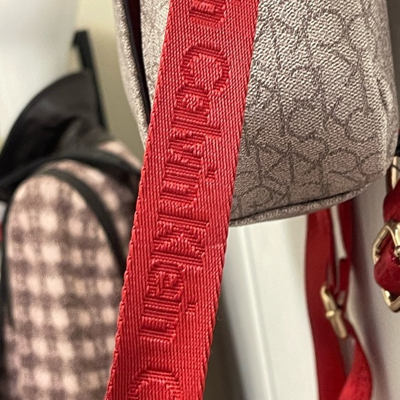 Calvin Klein Red and Gray Backpack main image 16